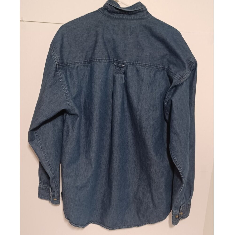 The Lion's Pride  Men’s Denim Button Down Shirt Size XL 100% Cotton - Picture 5 of 5